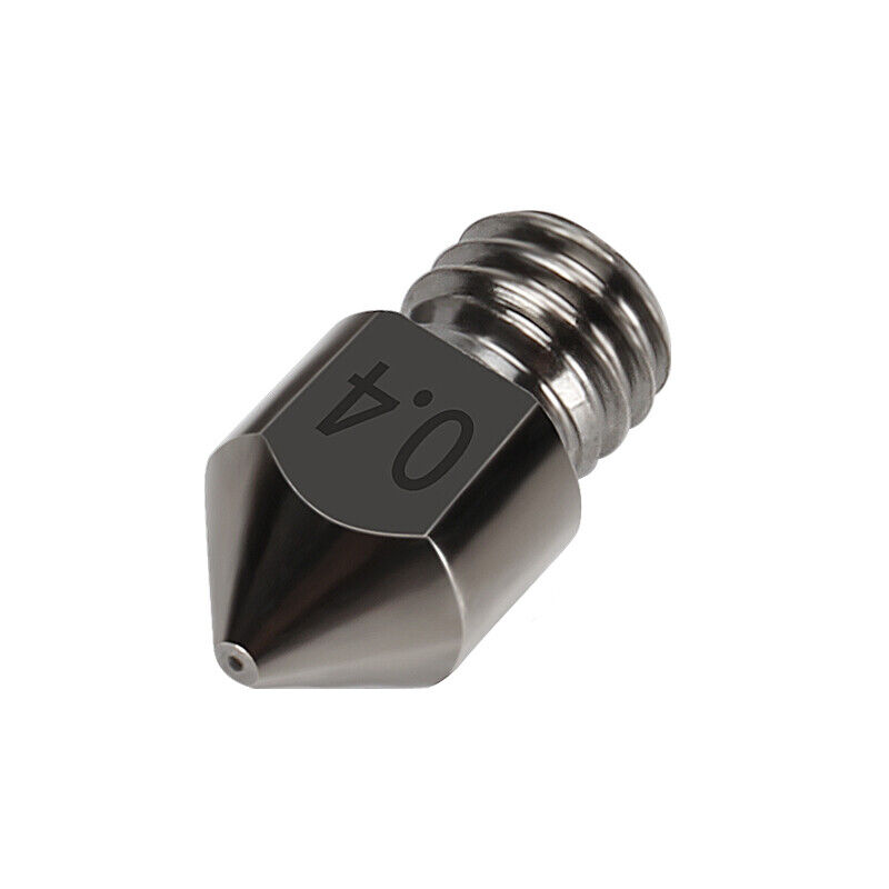 10 Pack MK8 0.4mm Steel Nozzles for 3D Printers