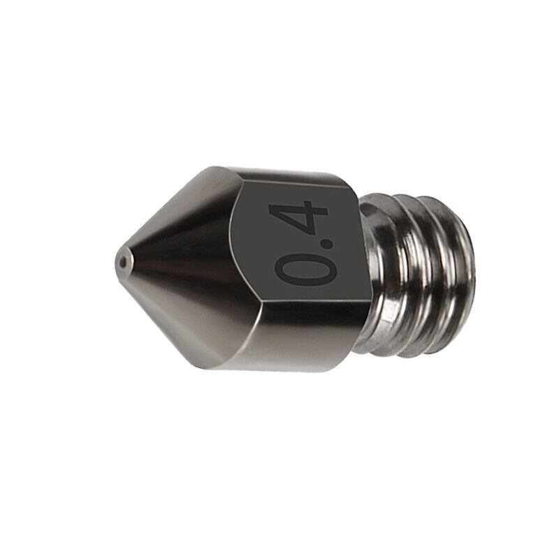 10 Pack MK8 0.4mm Steel Nozzles for 3D Printers