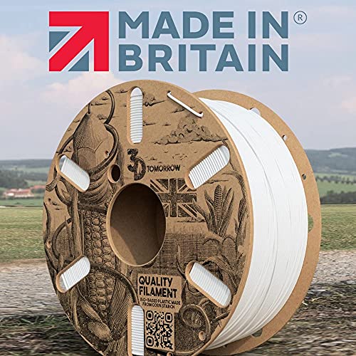 UK-made 3DTomorrow Wood PLA Filament