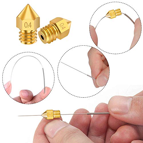 Hakkin 20PCS MK8 3D Printer Nozzle Set