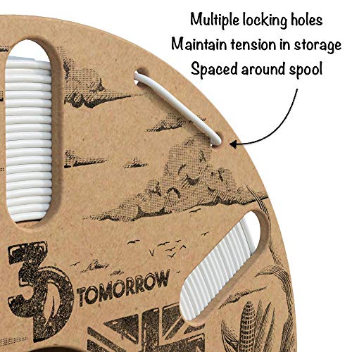UK-made 3DTomorrow Wood PLA Filament