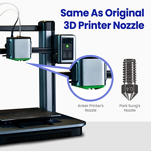Upgraded 0.4mm 3D Printer Nozzles Set