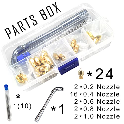 MK8 Brass Nozzle Set with DIY Tools