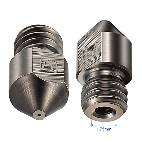 5-Pack Hardened Steel Nozzles for 3D Printers