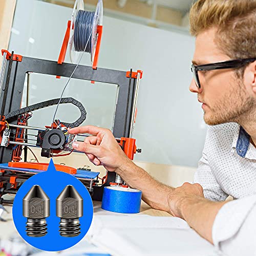 5-Pack Hardened Steel Nozzles for 3D Printers