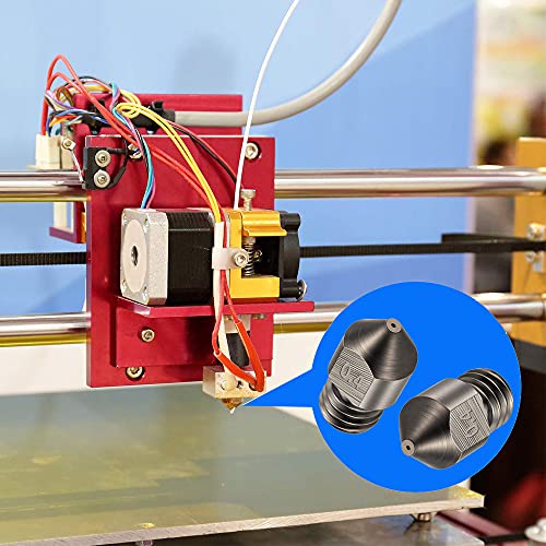 5-Pack Hardened Steel Nozzles for 3D Printers