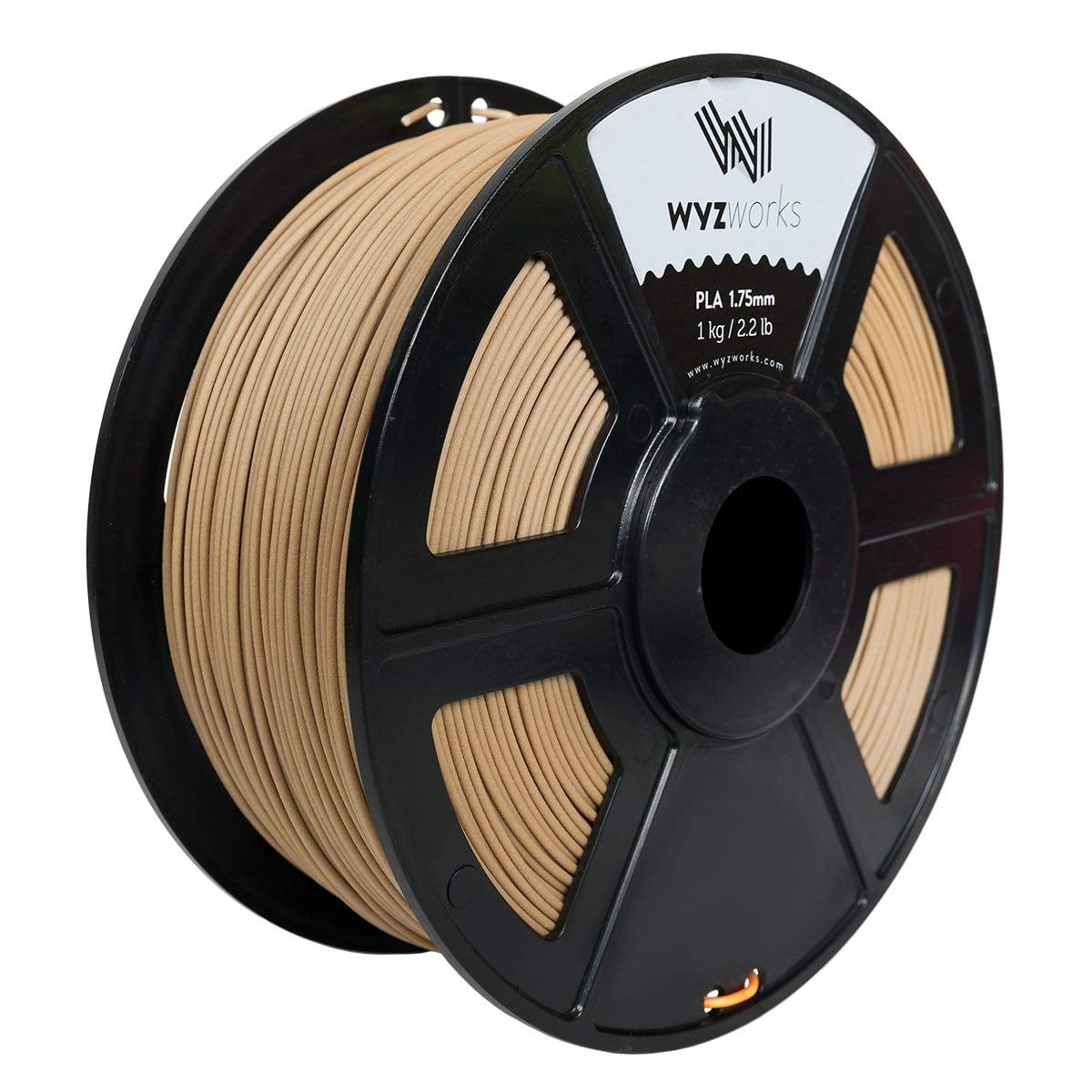 WYZworks Premium 3D Printer Filament - Wood PLA
