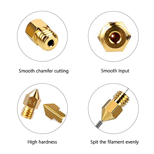 MK8 Brass Nozzles Set for Creality Printers
