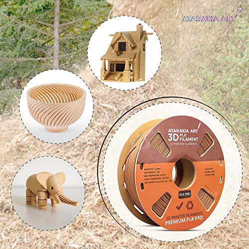Wood PLA 3D Printer Filament with Bag