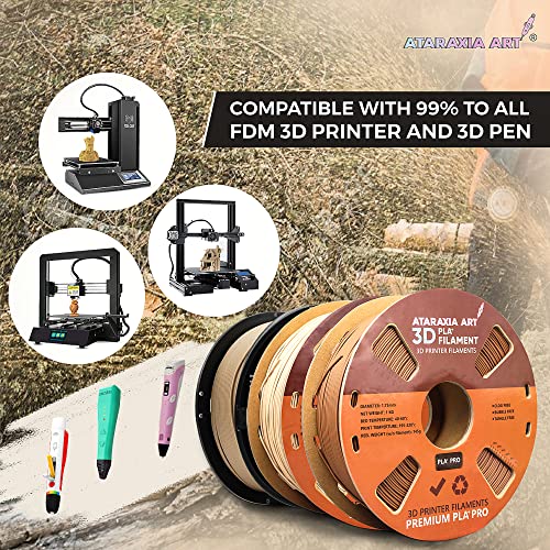 Wood PLA 3D Printer Filament with Bag