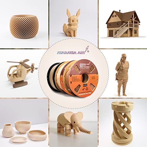 Wood PLA 3D Printer Filament with Bag