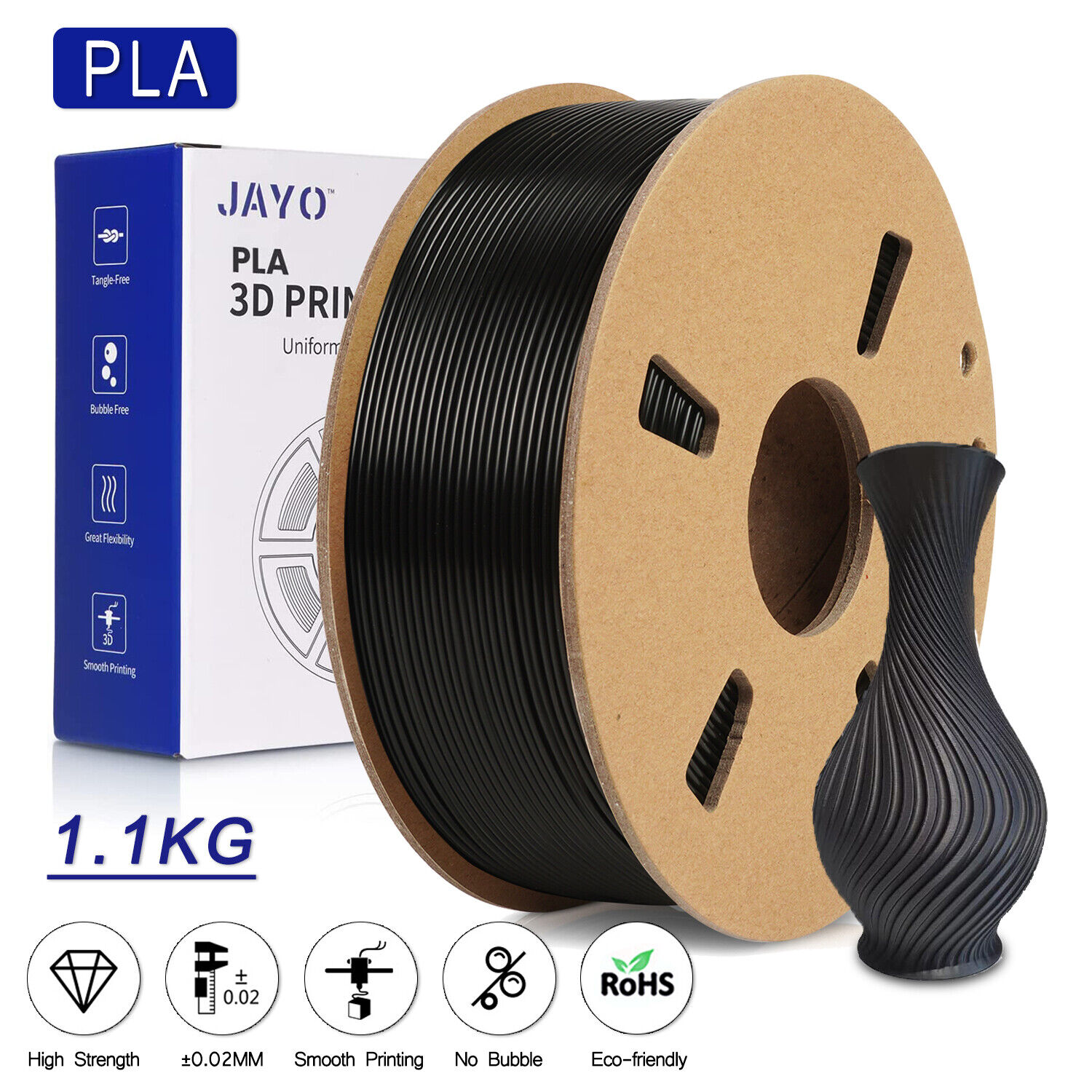 JAYO 3D Printer Filament Bundle: 5 for 4