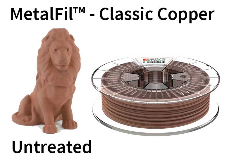 MetalFil Classic Copper PLA Filament 2.85mm 750g