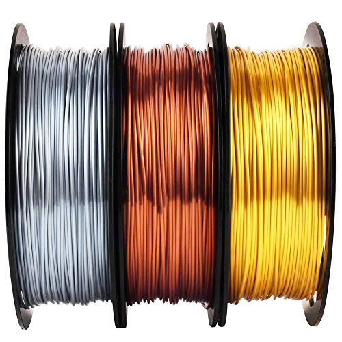 Silk Gold Silver Copper PLA Filament Bundle