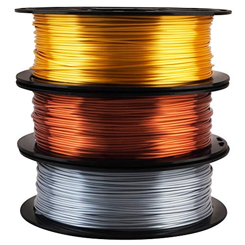 Silk Gold Silver Copper PLA Filament Bundle