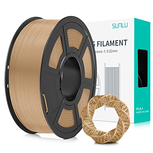 SUNLU PLA+ 3D Printer Filament - Wood Finish