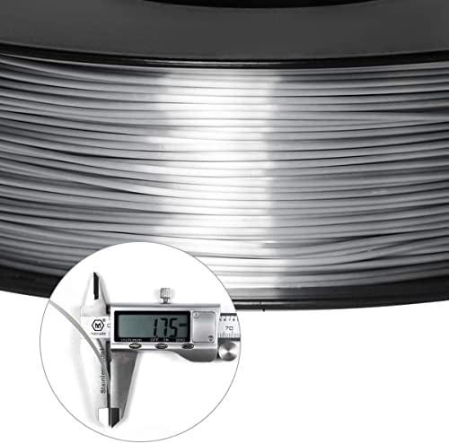 GEEETECH Silk PLA 3D Printer Filament - Silver