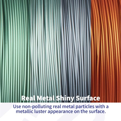 JUSTMAKER 1kg Metallic PLA 3D Printer Filament