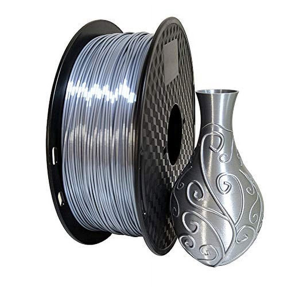 Shiny Silver PLA Filament- 1.75mm | 1KG