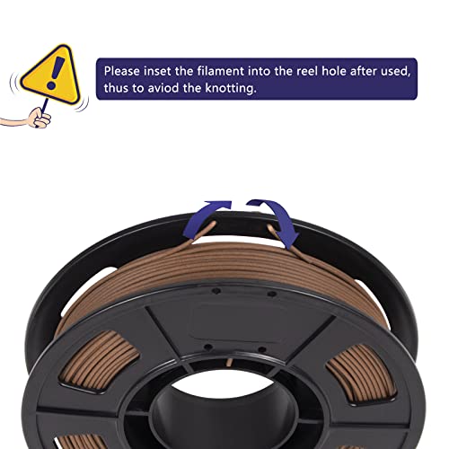 Wood-infused PLA Filament 4-pack, 1.75mm, 250g each