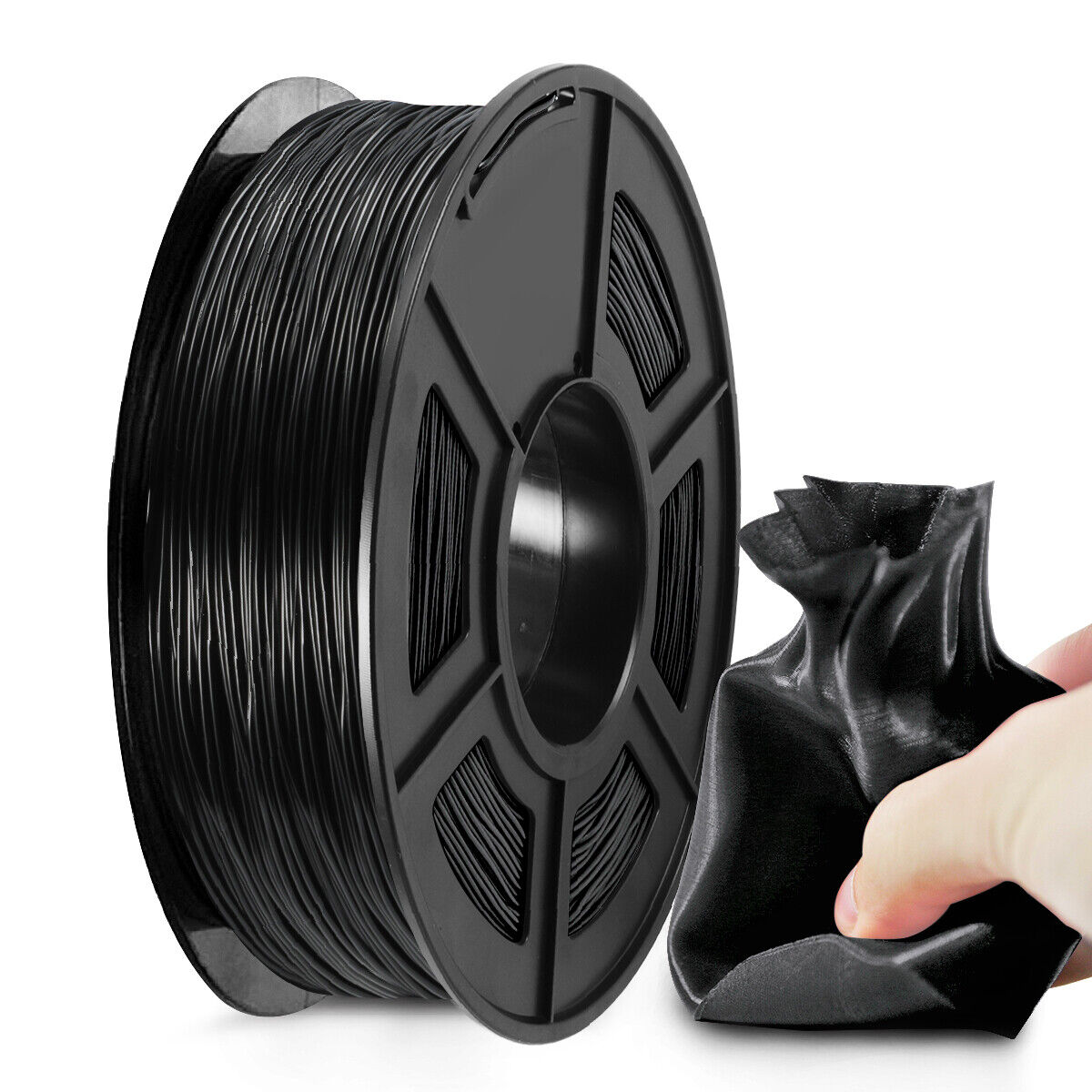 AW TPU 3D Printer Filament - Black