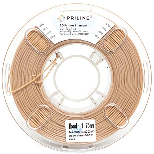 PRILINE 1kg Wood PLA 3D Printer Filament