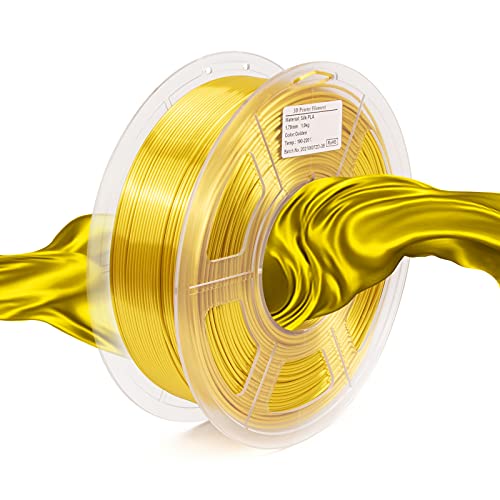 Silk PLA 3D Printer Filament - Gold & Silver