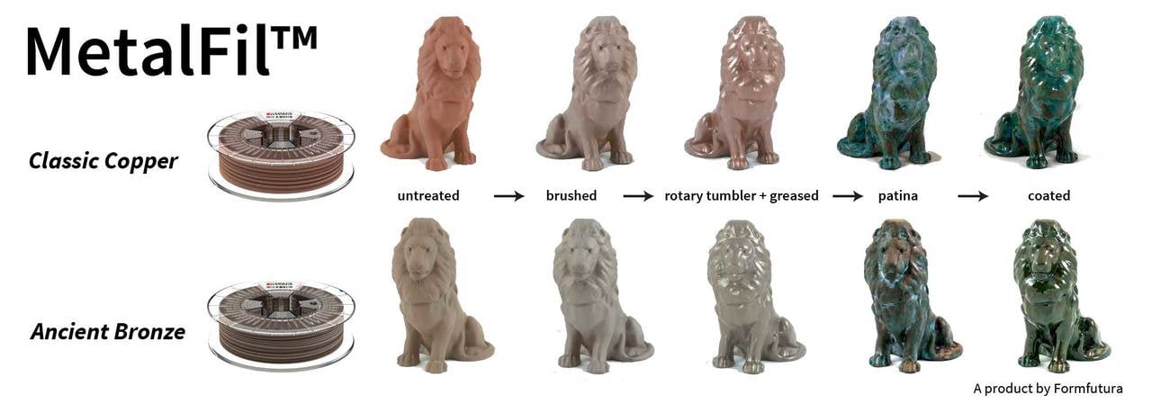 MetalFil Ancient Bronze 3D Filament - 750g