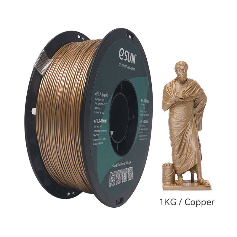 Metallic PLA Filament for 3D Printing