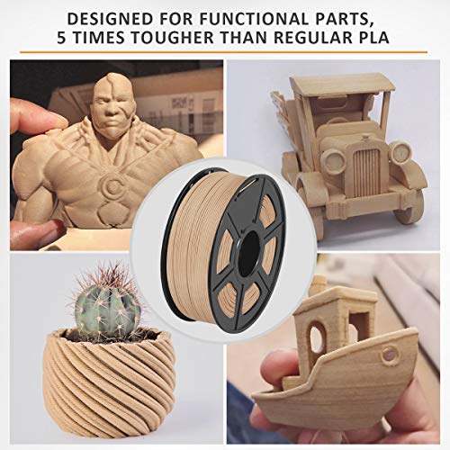 SUNLU Wood PLA Filament 1.75mm - 1kg Spool