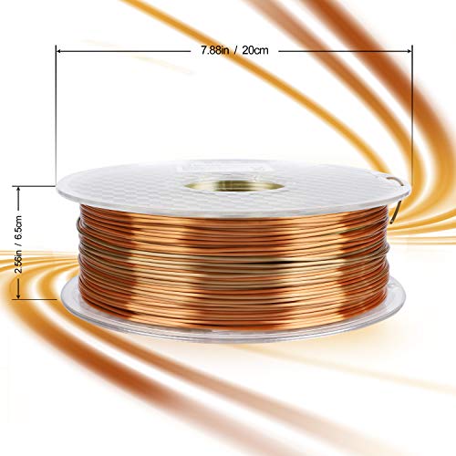 Rainbow Silk PLA 3D Printer Filament - 1kg