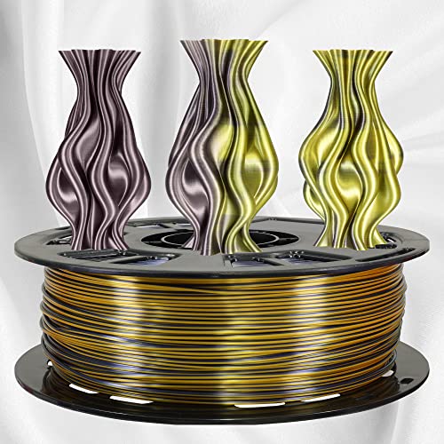 MIKA3D Bicolor Silk Metallic PLA Filament - 1.75mm