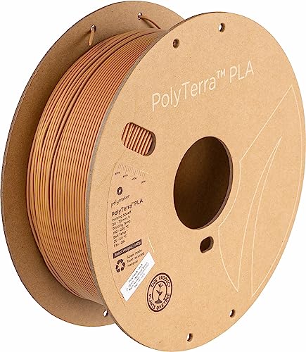 PolyTerra Wood Brown Matte PLA Filament 1.75mm