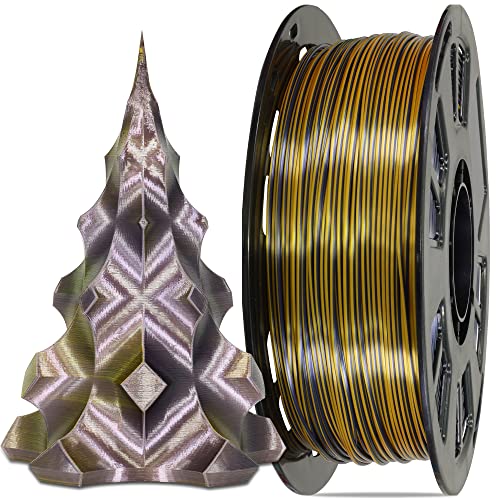 MIKA3D Bicolor Silk Metallic PLA Filament - 1.75mm