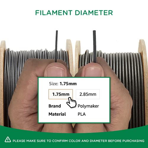 PolyTerra Wood Brown Matte PLA Filament 1.75mm
