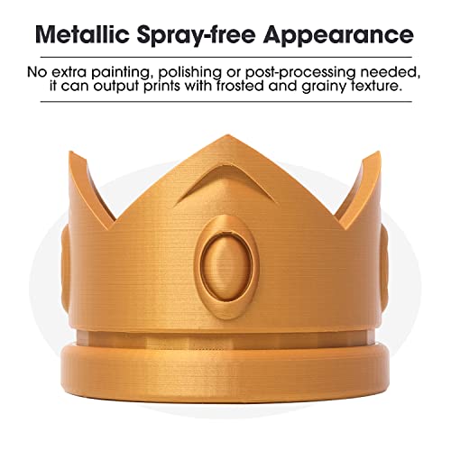 eSUN 1.75mm Metallic PLA Filament for 3D Printers