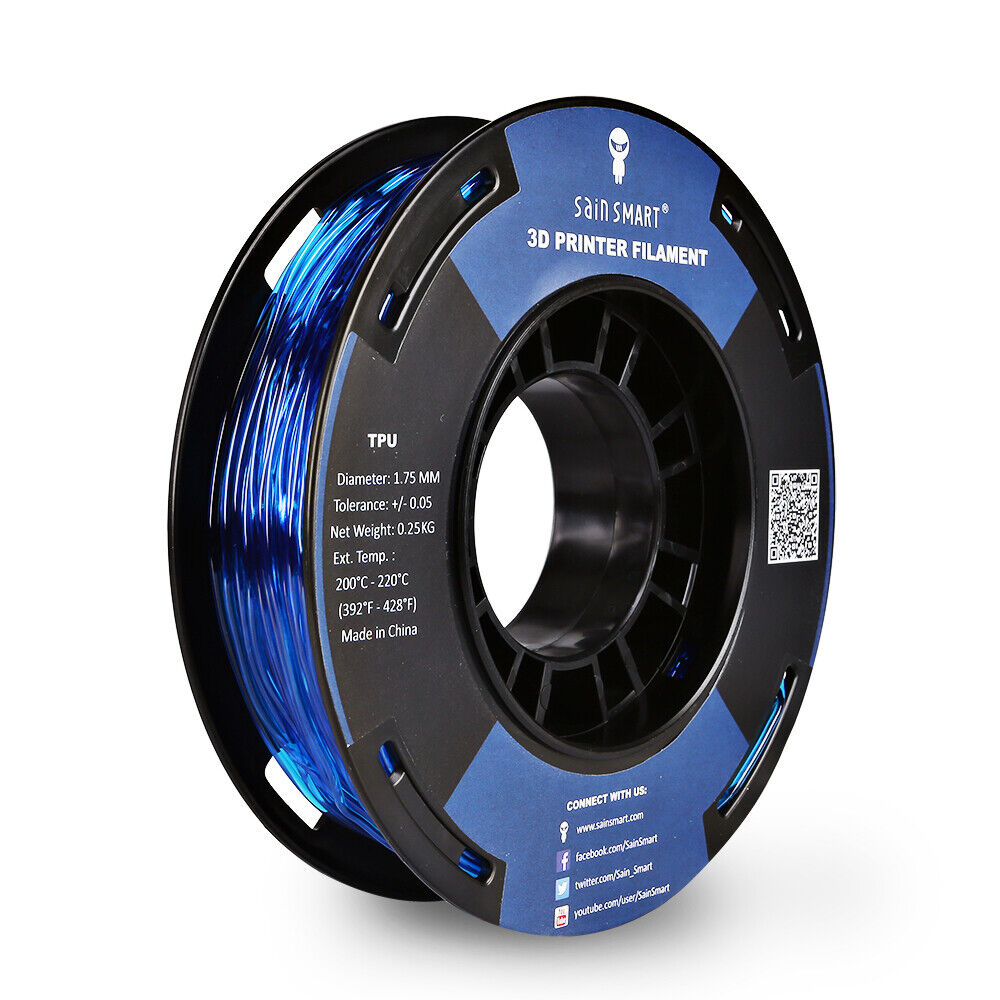 Flexible TPU Filament 1.75mm - Blue