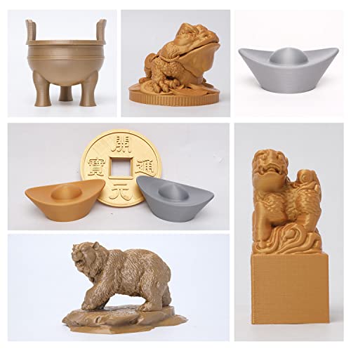 eSUN 1.75mm Metallic PLA Filament for 3D Printers