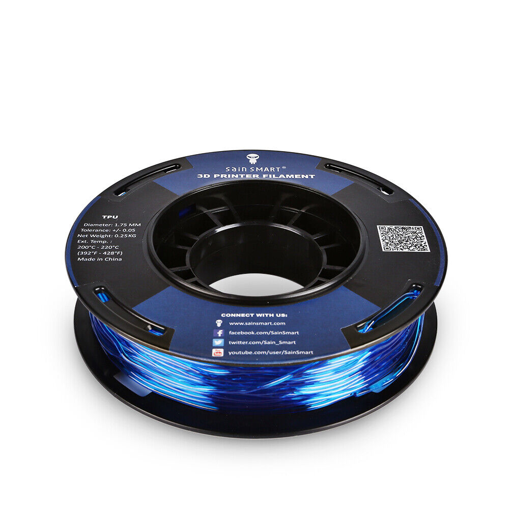 Flexible TPU Filament 1.75mm - Blue