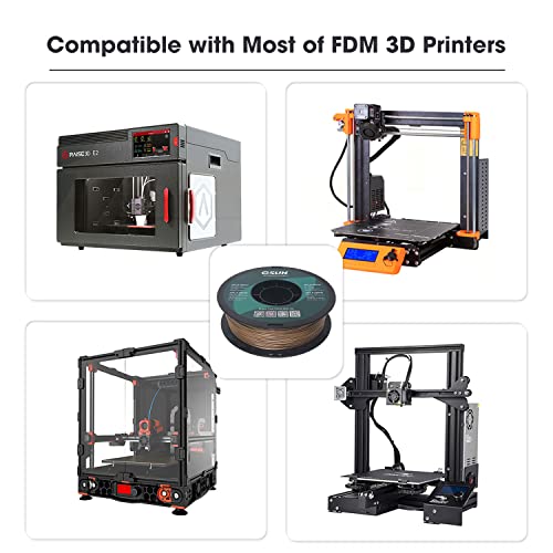 eSUN 1.75mm Metallic PLA Filament for 3D Printers