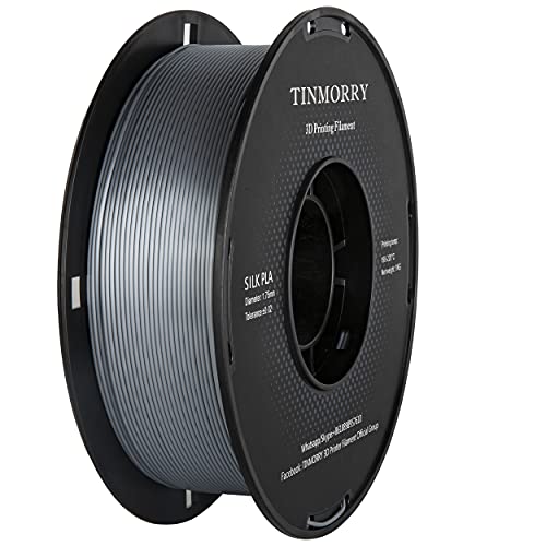 Tangle-free Silk Silver PLA Filament - 1kg