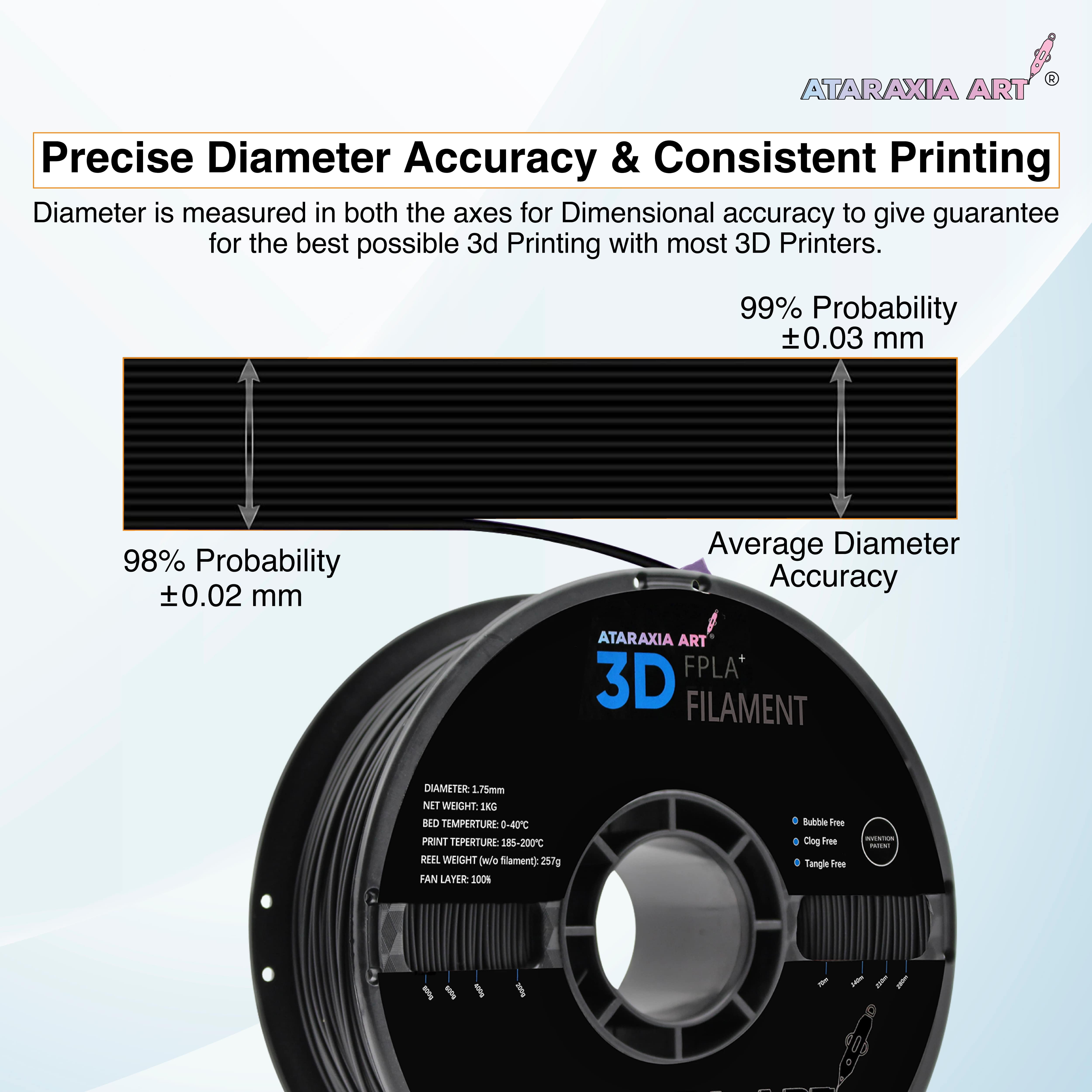 Flexible PLA filament, 1.75mm, 1kg, Ivory White