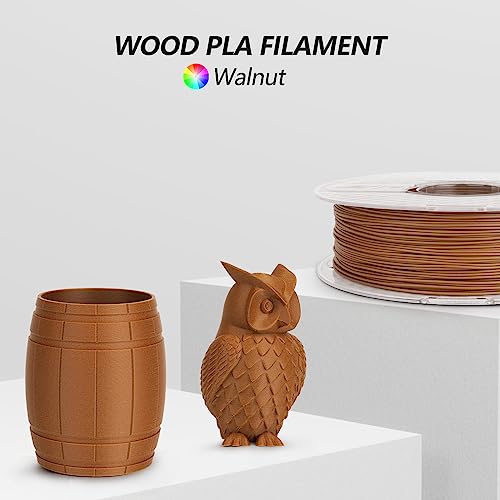 Dark Walnut 3D Printer Filament, 1KG