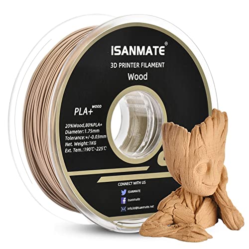 Wood-Infused PLA 3D Printer Filament