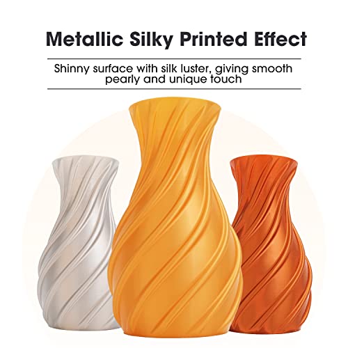 Silk Metal PLA 3D Printer Filament