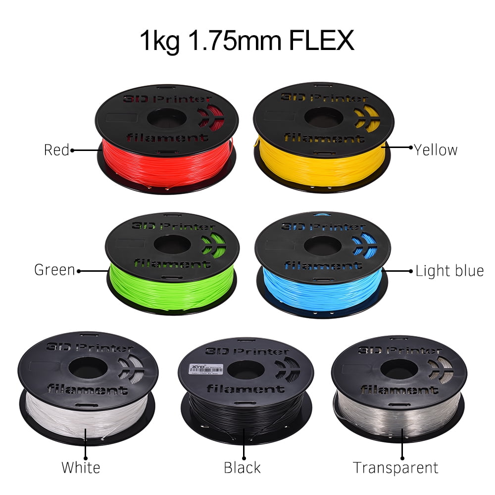 1KG Spool 1.75mm Flexible TPU Filament for 3D Printing