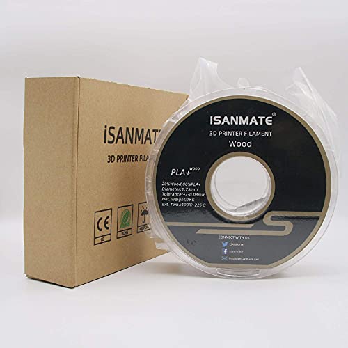 Wood-Infused PLA 3D Printer Filament