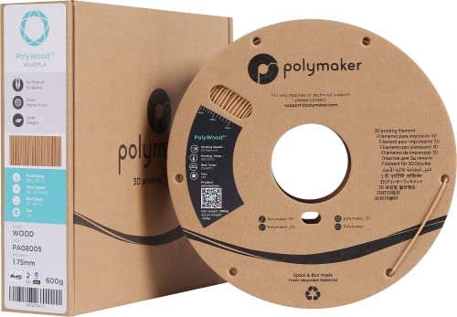 PolyWood 1.75mm Wood Texture PLA Filament