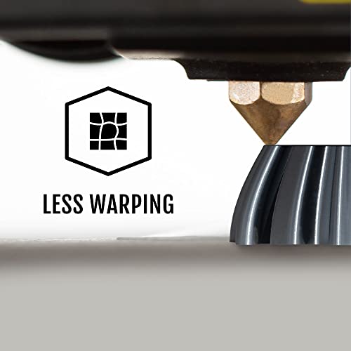 HATCHBOX Gray Metallic PLA 3D Printer Filament, +/-0.03mm