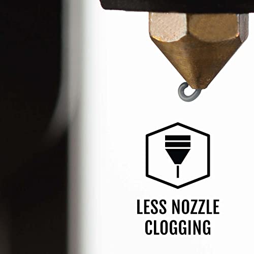 HATCHBOX Gray Metallic PLA 3D Printer Filament, +/-0.03mm